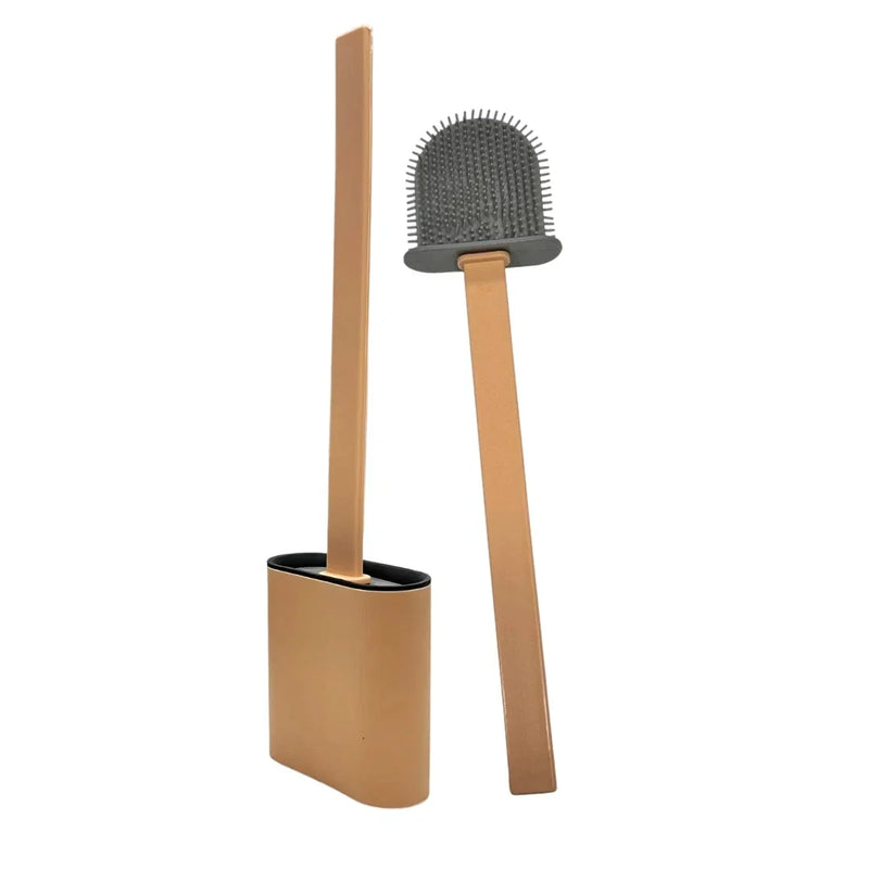 Modern Non-Drip Silicone Toilet Brush