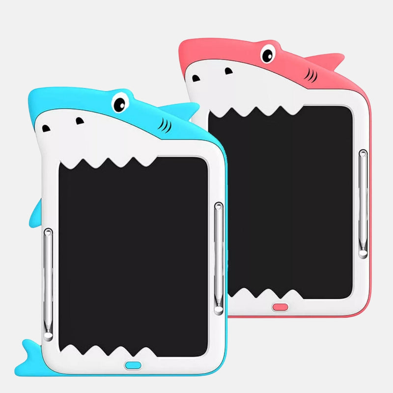 SHARKY The LCD Shark Colourful Drawing Tablet Perfect Christmas Birthday Gift For Kids Toy, 12inch LCD Writing Tablet Kids Drawing Tablet, Shark Tablet Drawing