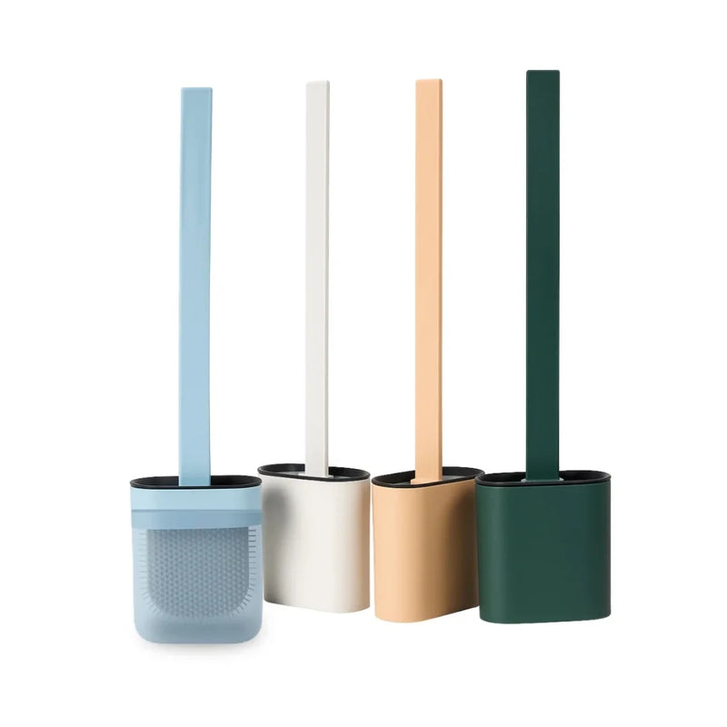 Modern Non-Drip Silicone Toilet Brush