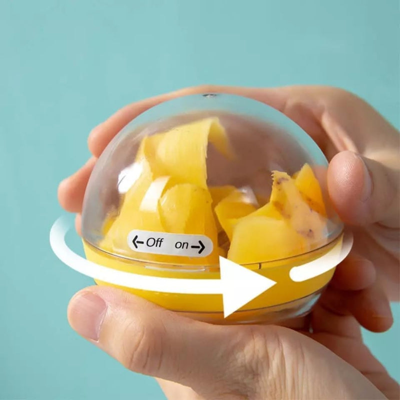 Halsgroves 2-Pack Fruit & Vegetable Peeler with Built-In Storage Container | Mess-Free Kitchen Peeler