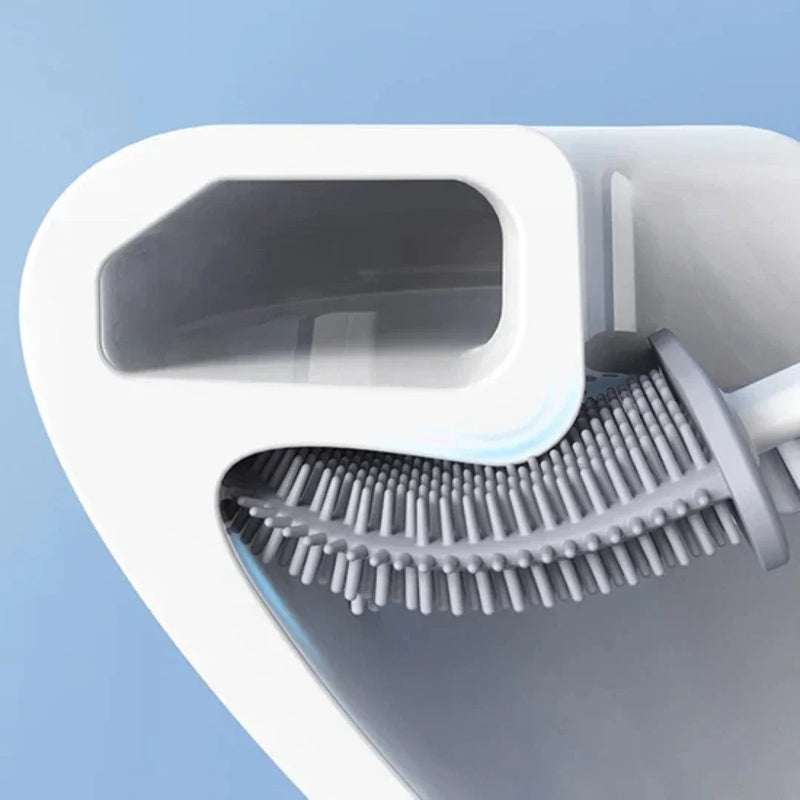 Modern Non-Drip Silicone Toilet Brush