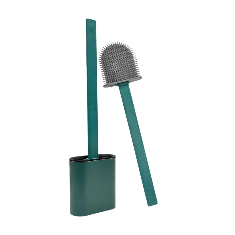 Modern Non-Drip Silicone Toilet Brush