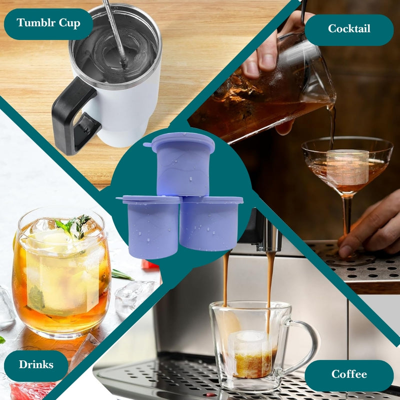 Universal Silicone Ice Cube Tray – Perfect Fit for Stanley 20 oz, 30 oz & 40 oz Tumblers