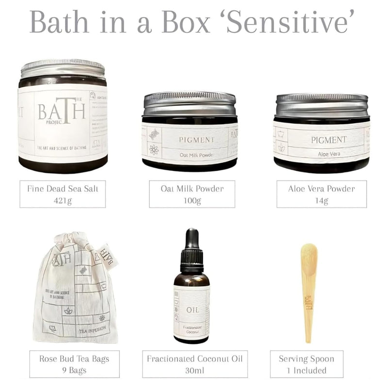 Sensitive Skin Bath Gift Set - Soothing & Hydrating - Perfect for Soft, Sensitive Skin