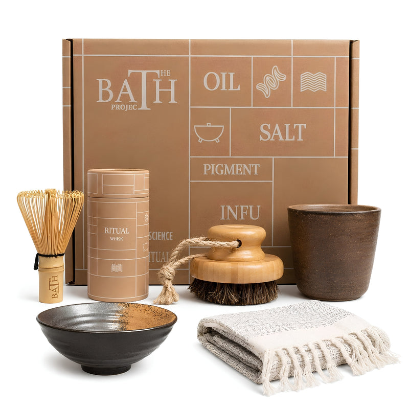 Luxury 5 Piece Bath Accessories Gift Set – Home Spa & Self-Care Kit